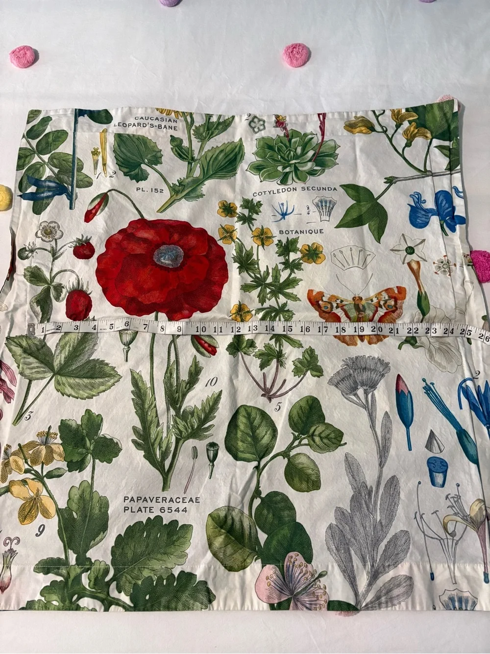 Pottery Barn King Duvet Botanical Print with 3 Euro Shams